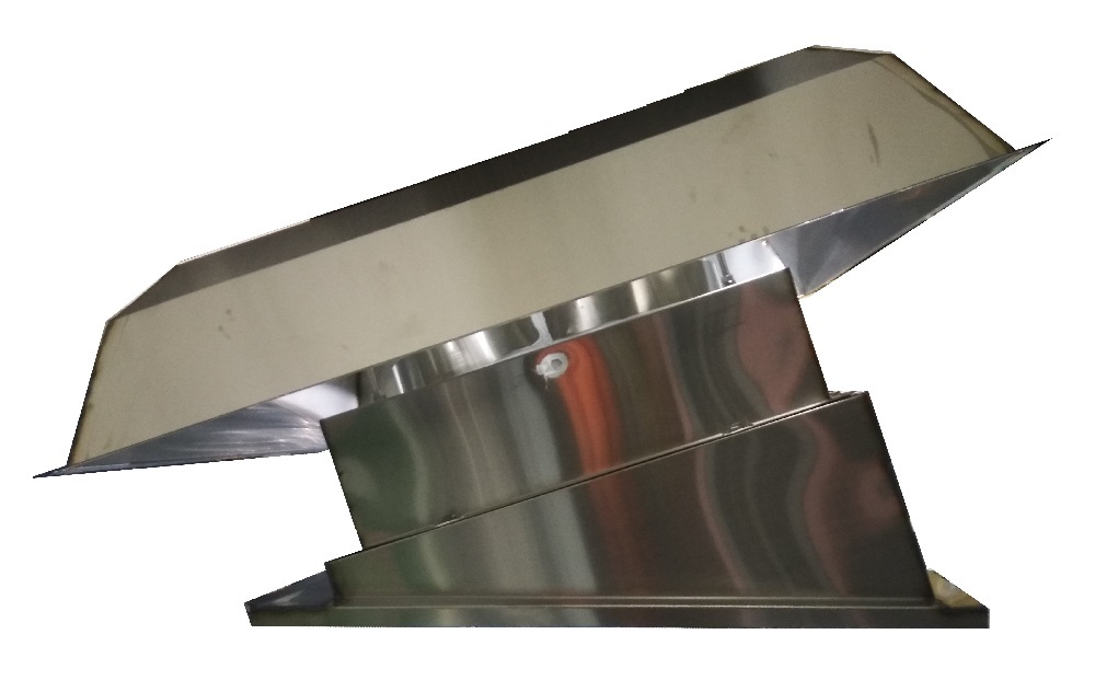 BLUEFOOT COOL BR1DSS Ventilador de ático accionado intercambiador de aire ventilador de ático eléctrico ventilador de ático de acero inoxidable Ventilador de ventilación de techo 042640634652340