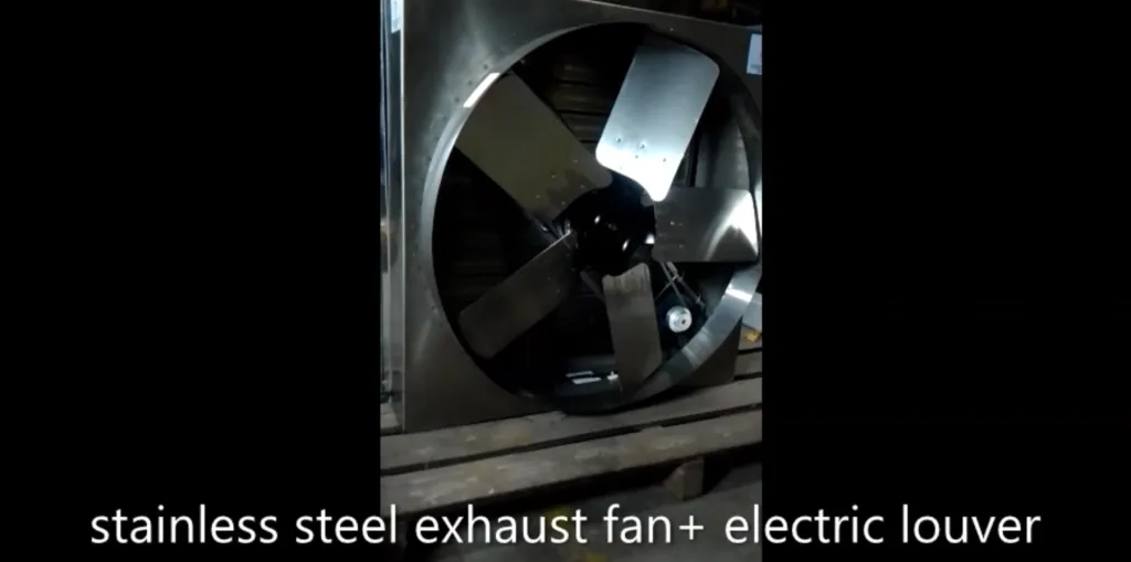 BLUEFOOT COOL electric louver fan industrial exhaust fan stainless steel exhaust fan large ventilation fan commercial louver fan shutter exhaust fan 140254025