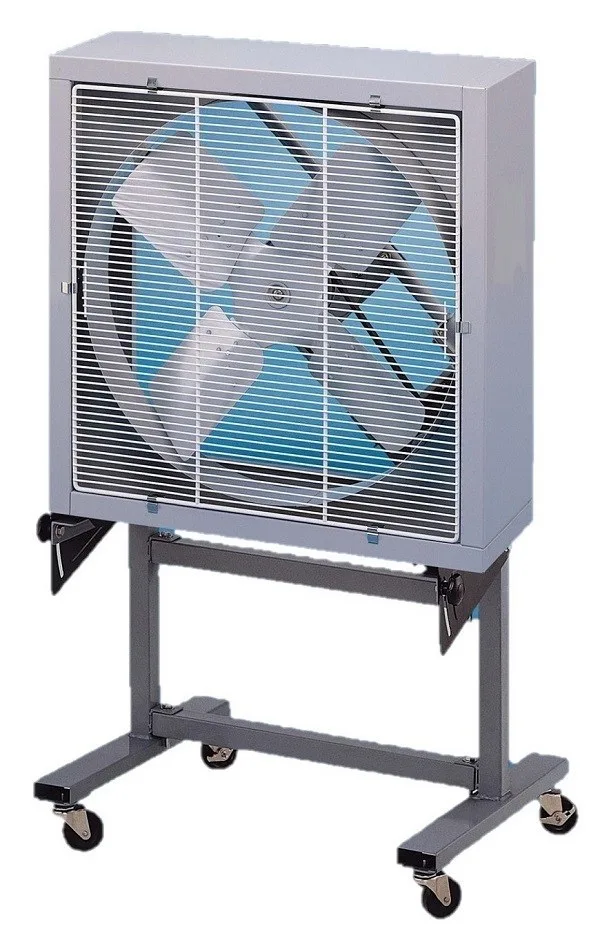 B24-Ventilador extractor industrial BLUEFOOT COOL B24V extractor de pie ventilador industrial ajustable ventilador vertical móvil ventilador de pie ajustable extractor portátil ventilador de ventilación móvil 52654215