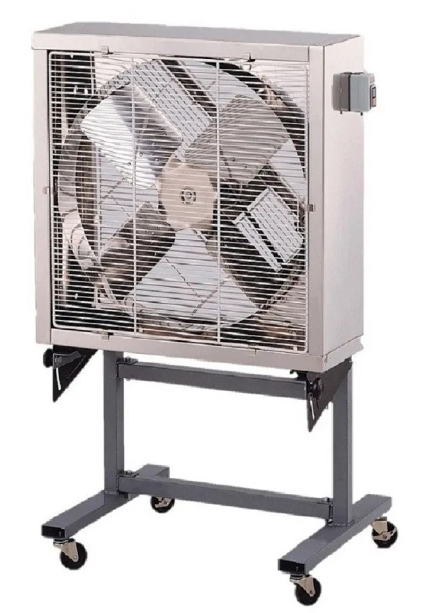 B24-Ventilador extractor industrial Ventilador de pie de acero inoxidable-B24VSS
